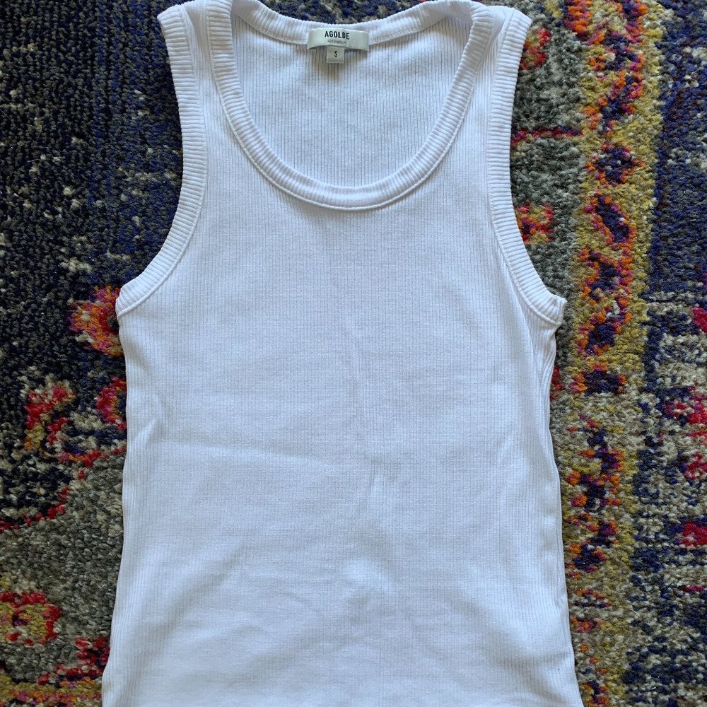 AGOLDE poppy scoop neck tank top